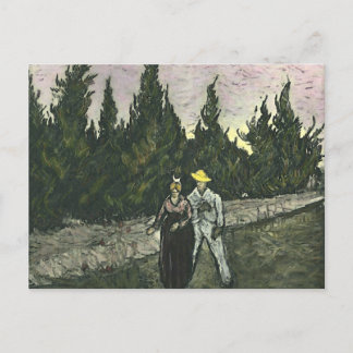 Postal Los amantes, Bella Artes Van Gogh