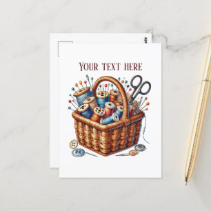 Postal Los amantes de la costura cutánea añaden texto