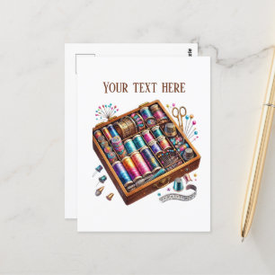 Postal Los amantes de la costura cutánea añaden texto