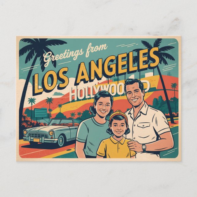 Postal Los Ángeles (Anverso)