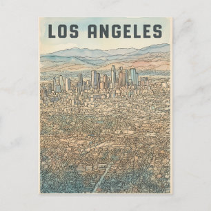 Postal Los Ángeles