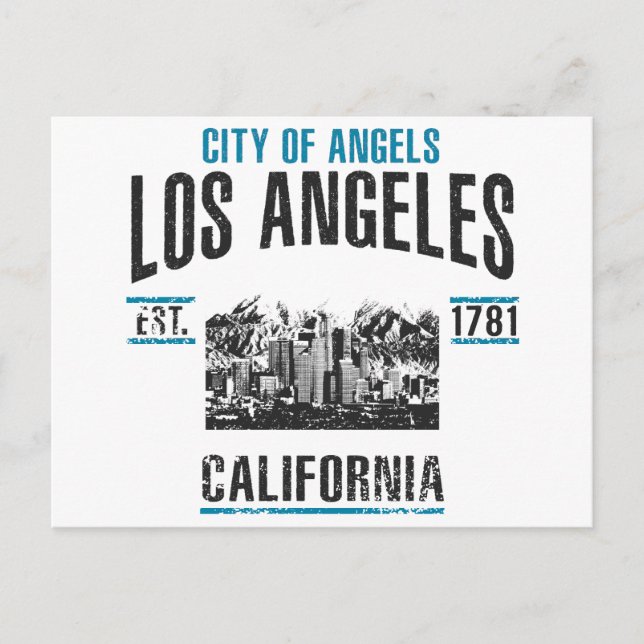 Postal Los Ángeles (Anverso)