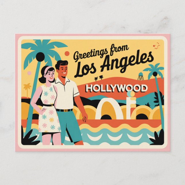 Postal Los Ángeles (Anverso)