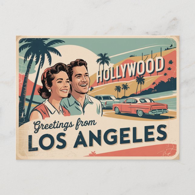 Postal Los Ángeles (Anverso)