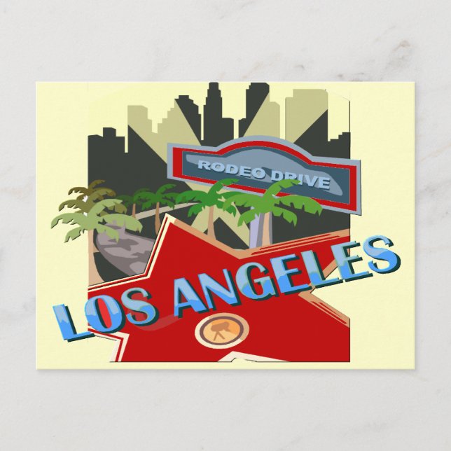 Postal Los Ángeles (Anverso)