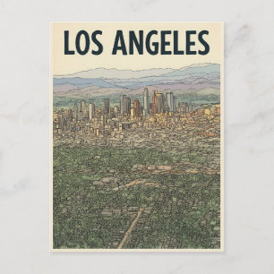 Postal Los Ángeles 