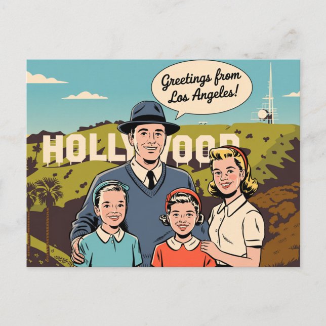 Postal Los Ángeles (Anverso)