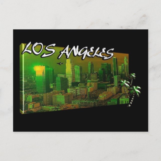 Postal Los Ángeles (Anverso)