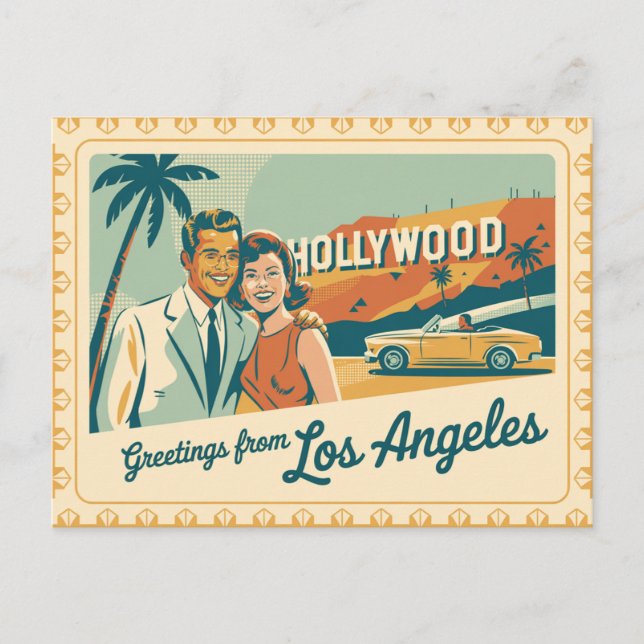Postal Los Ángeles (Anverso)