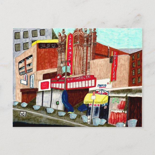 Postal Los Ángeles (Anverso)