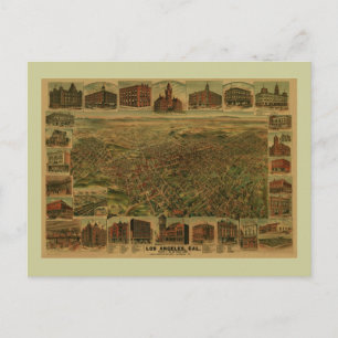 Postal Los Ángeles CA 1891