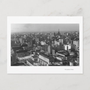 Postal Los Ángeles, CA Downtown View from City Hall