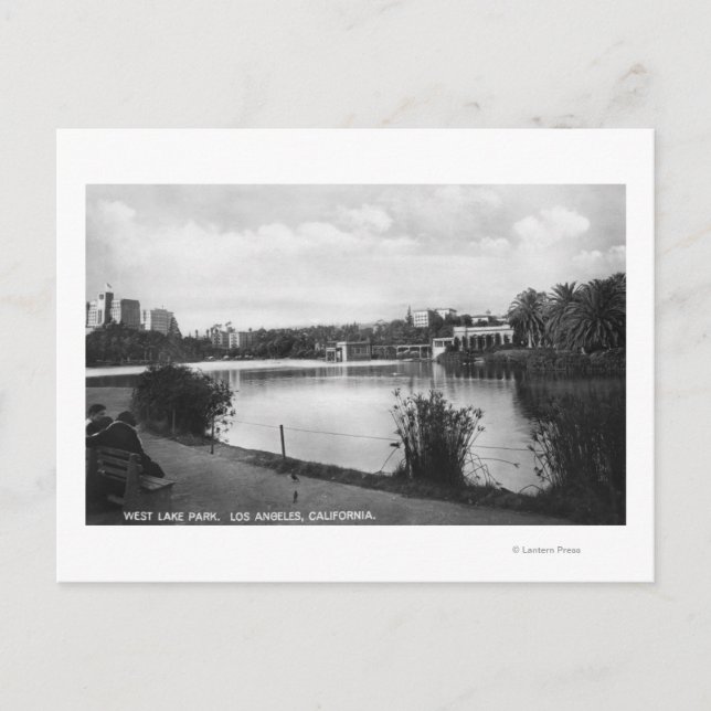 Postal Los Ángeles, CA West Lake Park City View (Anverso)