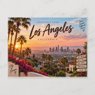 Postal Los Ángeles California