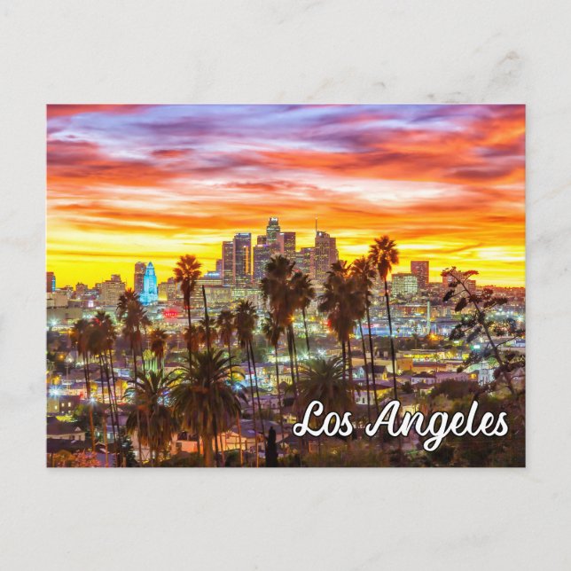 Postal Los Ángeles, California, Estados Unidos (Anverso)