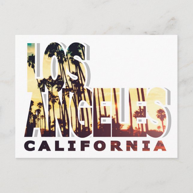 Postal Los Angeles, California Postcard (Anverso)