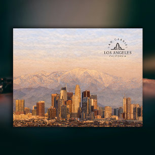 Postal Los Ángeles California San Gabriel   Elegante
