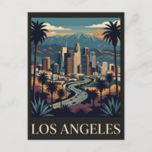 Los Ángeles California Viaje Retro Vintage