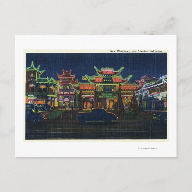Postal Los Angeles, CaliforniaGateway to New (Anverso)