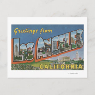 Postal Los Ángeles, CaliforniaGrandes Escenas de letras