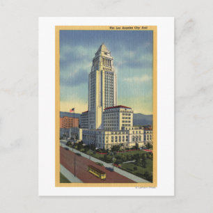 Postal Los Ángeles, CaliforniaUna vista del ayuntamiento