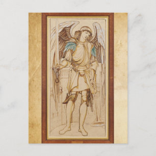 Postal Los ángeles de la jerarquía Arcángel, Burne Jones