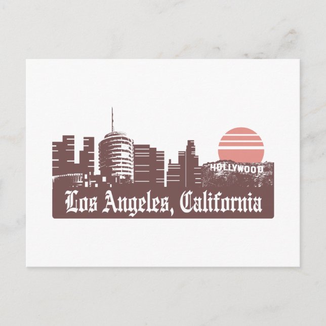Postal Los Angeles Linesky (Anverso)