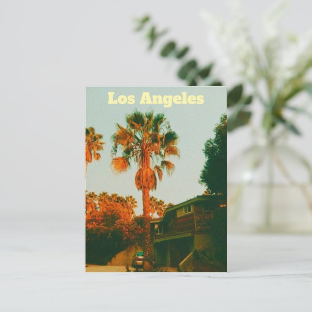 Postal Los Ángeles, Miracle Mile, West Hollywood (Anverso de pie)
