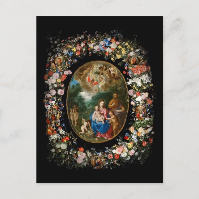 Postal Los ángeles ofrecen regalos (Anverso)