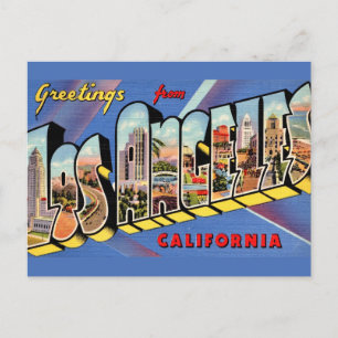 Postal Los Ángeles Retro