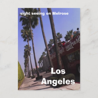 Postal Los Ángeles, vista que ve en colada