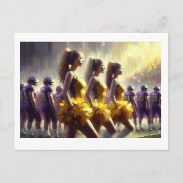 Postal Los animadores, (Anverso)