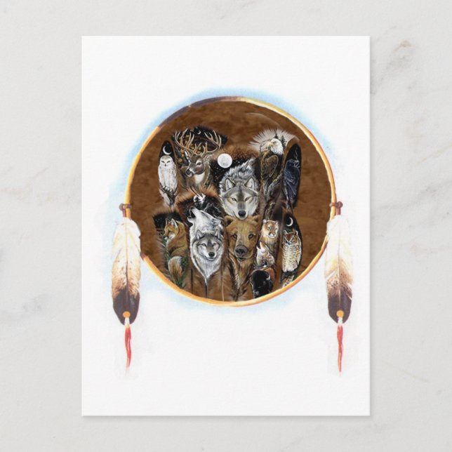 Postal Los animales-1 (Anverso)