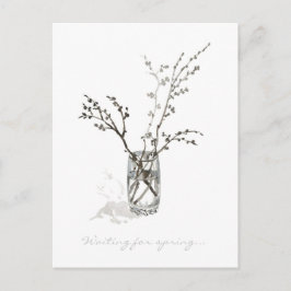 Postal Los árboles florecerán