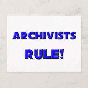 Postal ¡Los archiveros gobiernan!