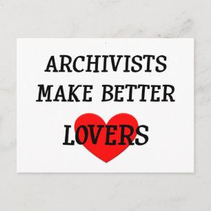 Postal Los archiveros hacen mejores amantes