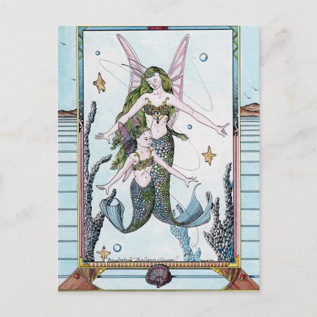 Postal Los bailarines (Anverso)