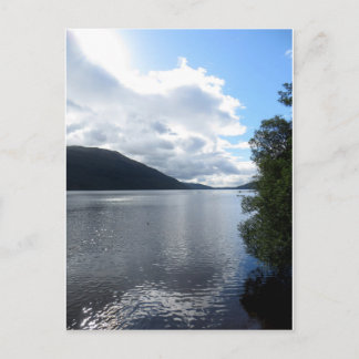Postal Los bancos bonificados de Loch Lomond