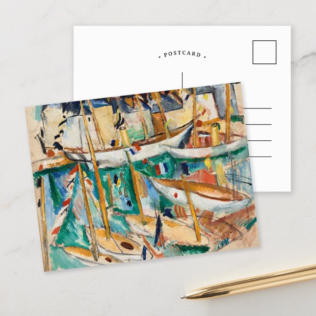 Postal Los Barcos | Raoul Dufy (Subido por el creador)