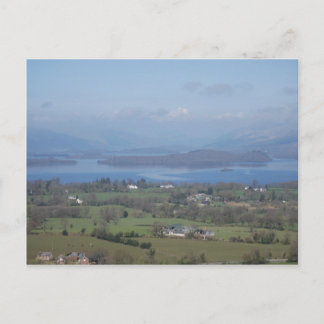 Postal Los Bonnie Banks de Loch Lomond