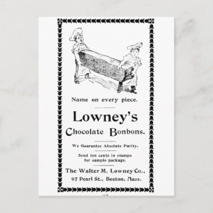 Postal Los bonos de chocolate de Lowney