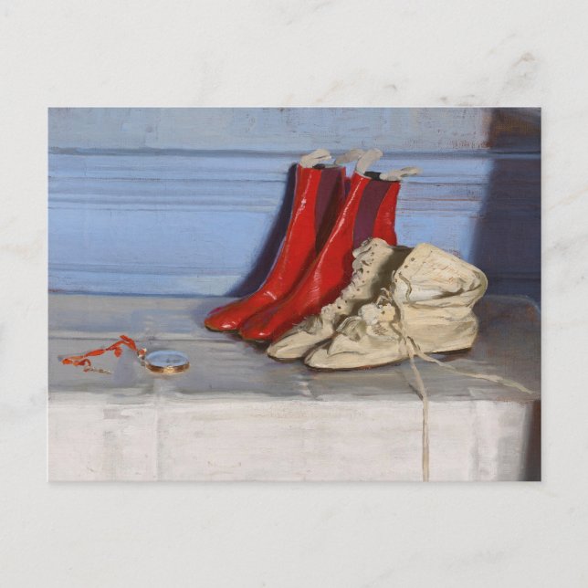 Postal Los boots de la señorita Simpson | William Nichols (Anverso)
