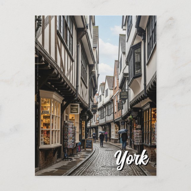 Postal Los caos en la Inglaterra de York (Anverso)