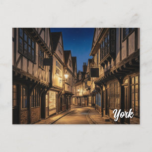 Postal Los caos en la noche de Inglaterra en York