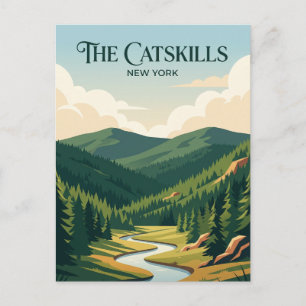Postal Los Catskills Nueva York