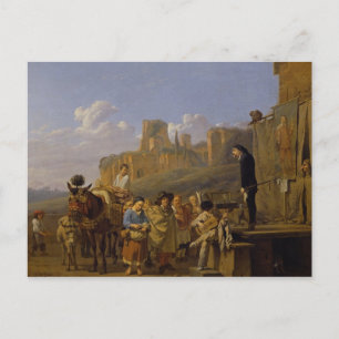 Postal Los charlatanes italianos, 1657