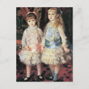 Postal Los chicas Cahen d'Anvers, por Pierre Renoir