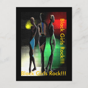 Postal ¡Los Chicas negros rockean!
