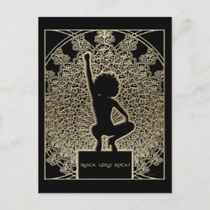 Postal ¡Los Chicas negros rockean!