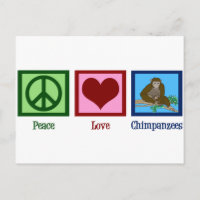 Los chimpancés de amor por la paz